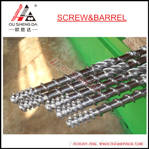 65mm Single extruder screw and barrel(screw and barrel for pvc extruder) Theysohn Maris Jsw Battenfeld Cincinnati